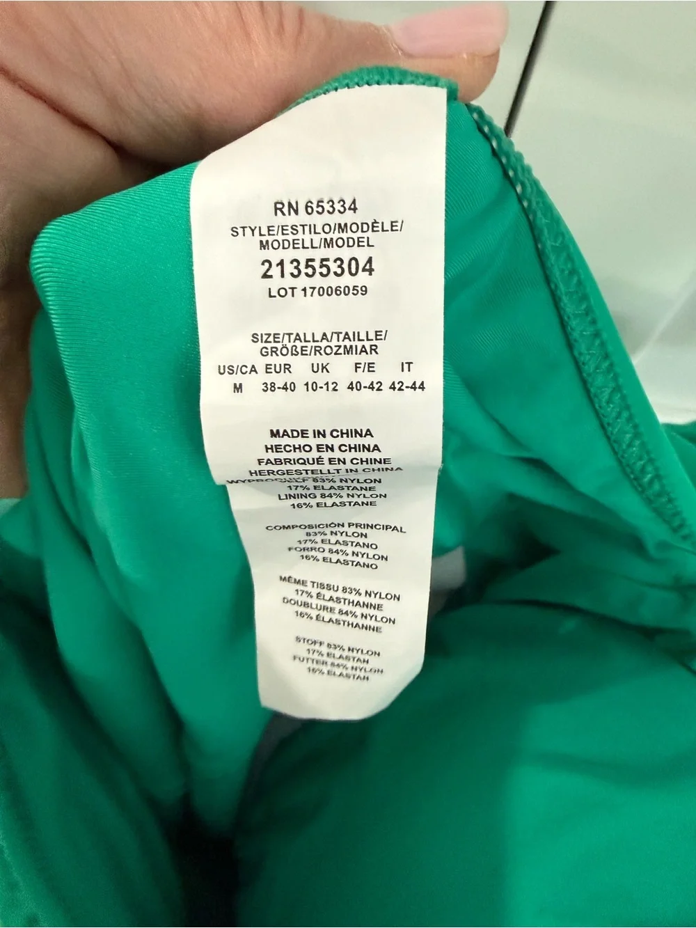 Polo Ralph Lauren NEW Size Medium  Kennedy Low Back One-Piece Swimsuit color Ale